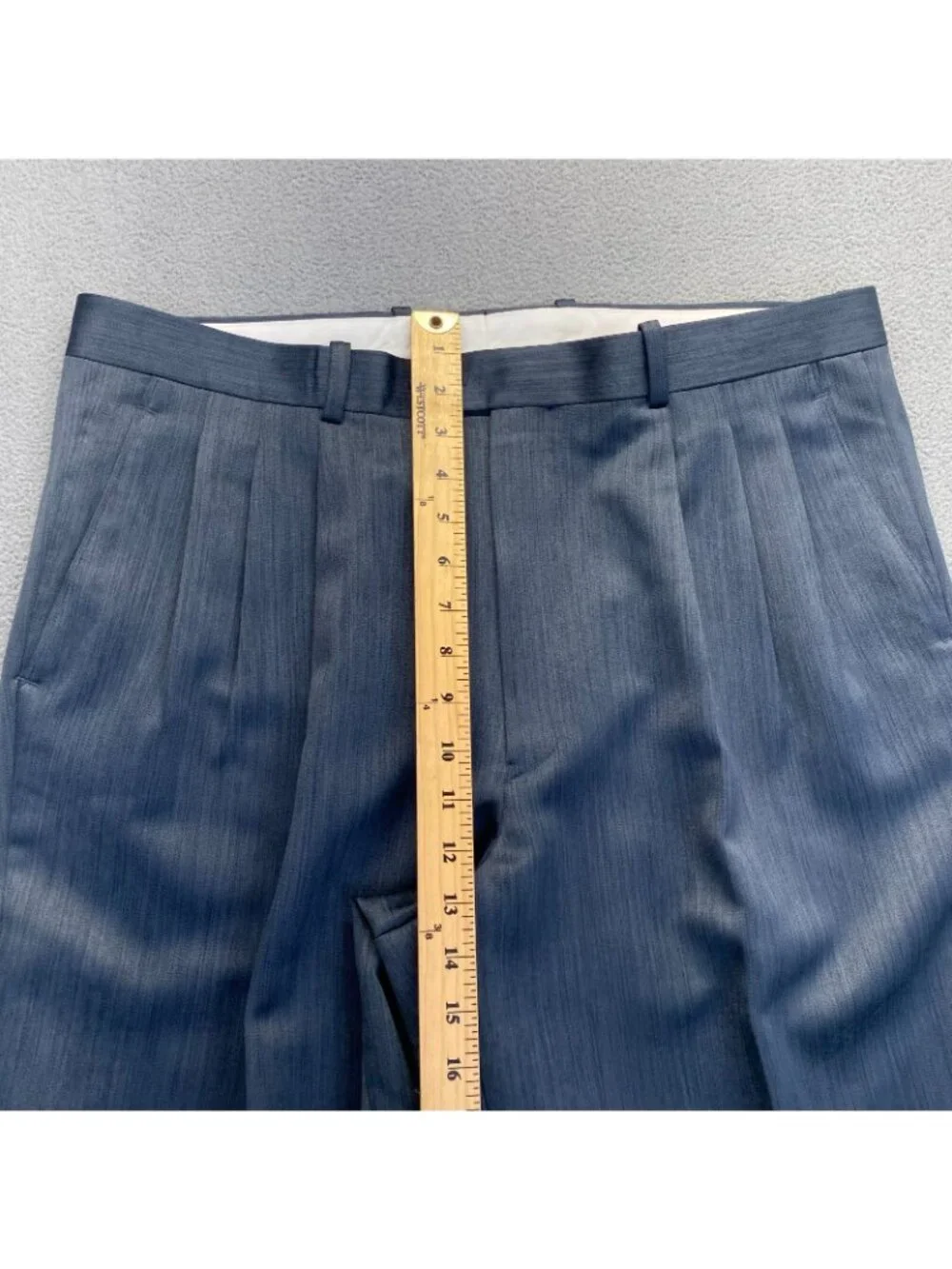 Vanetti Men’s Dress Pants Size 38R Preppy,Gray,Pleated